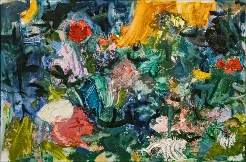 Donald Elder, Untitled #22, 2026, oil on plexi, 24 x 36 inches