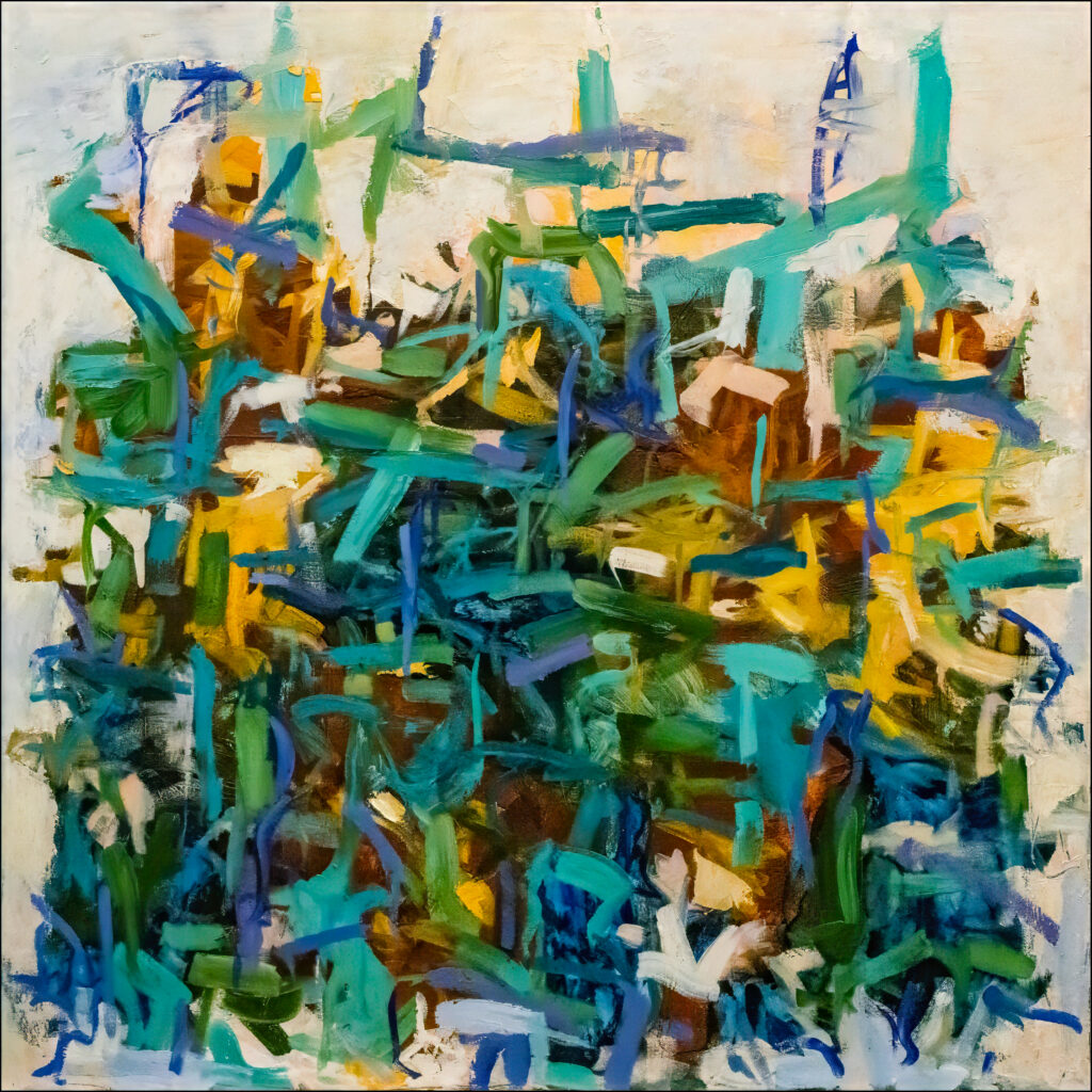 Donald Elder, Untitled #8, 2026, oil on canvas, 48 x 48 inches