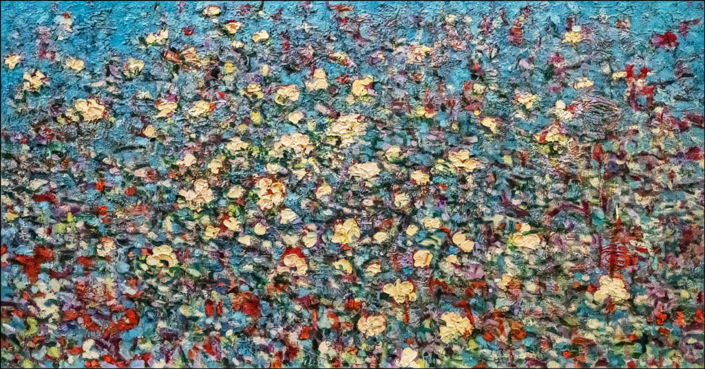 Donald Elder, Untitled #23, 2026, oil on canvas, 40 x 76 inches