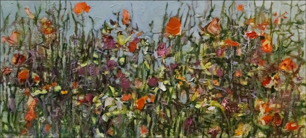 Donald Elder, Untitled #13, oil on canvas, 27 x 60 inches