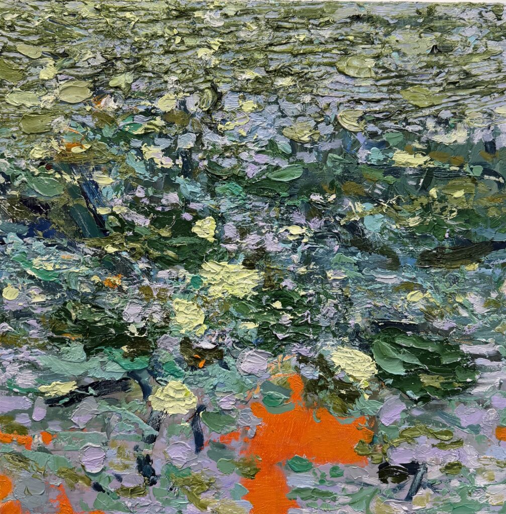 Donald Elder, Untitled #27, 2026, oil on board, 14 x 14 inches